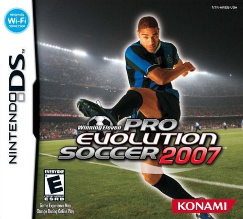 Winning Eleven Pro Evolution Soccer 2007 box art for Nintendo DS